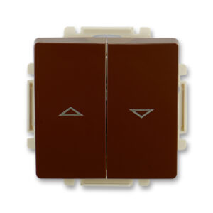 Ovládač žaluziový Jednopólový Swing hnědá ABB