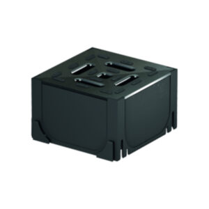 Rohový díl ke žlabovým tělesům HexaSelf materiál polypropylen