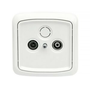 Zásuvka TV/R kompletní koncová