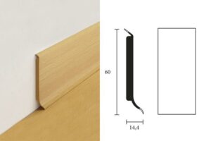 Lišta soklová 1Floor sněhově bílá 14