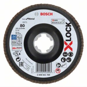 Kotouč lamelový Bosch Professional Best for Metal X571 X-LOCK 125 mm 80 BOSCH