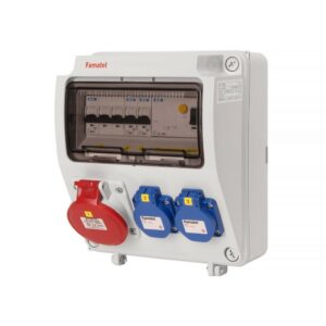 Skříň zásuvková 1×16 A 400 V 2×230 V