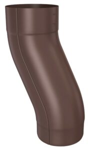 Koleno soklové DEKRAIN 100 FeZn lakované ROBUST čokoládově hnědé RAL 8017 DEK