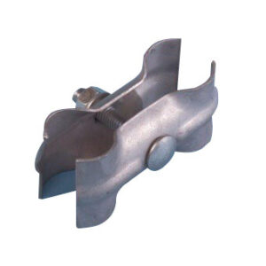 Spojovací prvek mobilních plotových panelů z pozinkované oceli AZ Plotové centrum