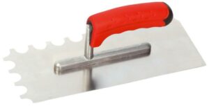 Hladítko nerezové půlkulaté zuby 130×280×0