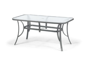 Ocelový zahradní stůl STANDARD XL šedý