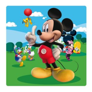 Dekorační obrázek z akrylátového plexiskla s motivem Mickey Mouse