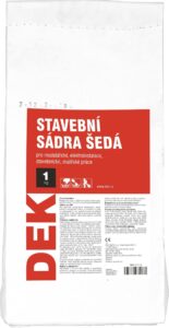 Sádra šedá DEK – 1 kg DEK