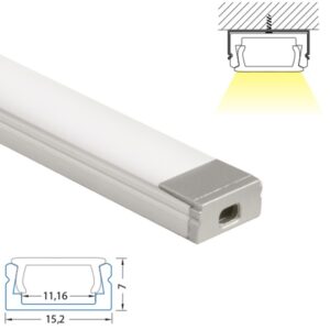 Profil ALU přisazený 1m kompletní