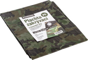 Plachta zakrývací DEK STANDARD 100 g/m2 maskovací 4×6 m (12 m2)