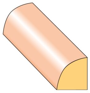 Lišta stropní S2 smrk nastavený 13×14×2000 mm