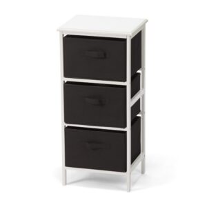 Komoda JANYS 3 boxy černá