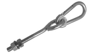 Hák houpačkový s karabinou M12×230 mm