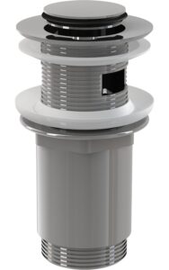 Umyvadlová výpust Alcaplast A391 CLICK/CLACK s přepadem a závitem 5/4" ALCA PLAST