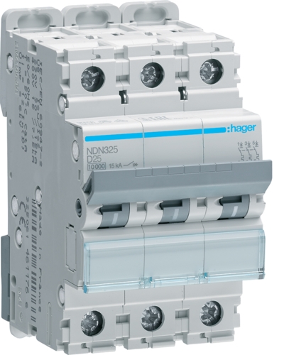 Jistič Hager NDN325 10 kA D 25 A Hager