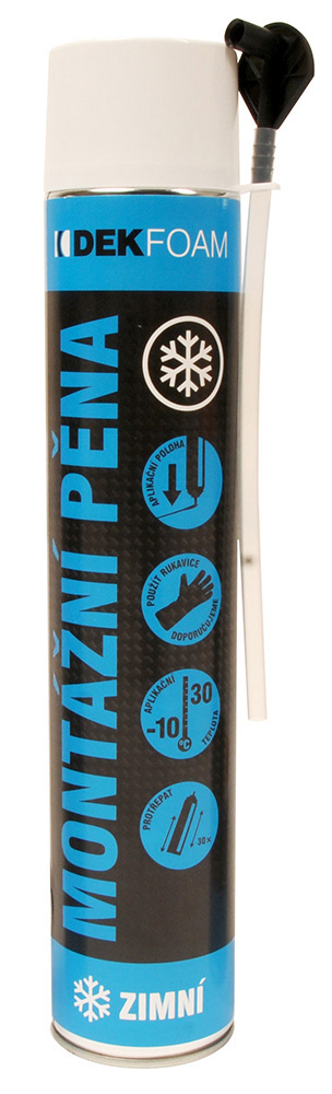 Pěna montážní zimní DEKFOAM 750 ml DEK