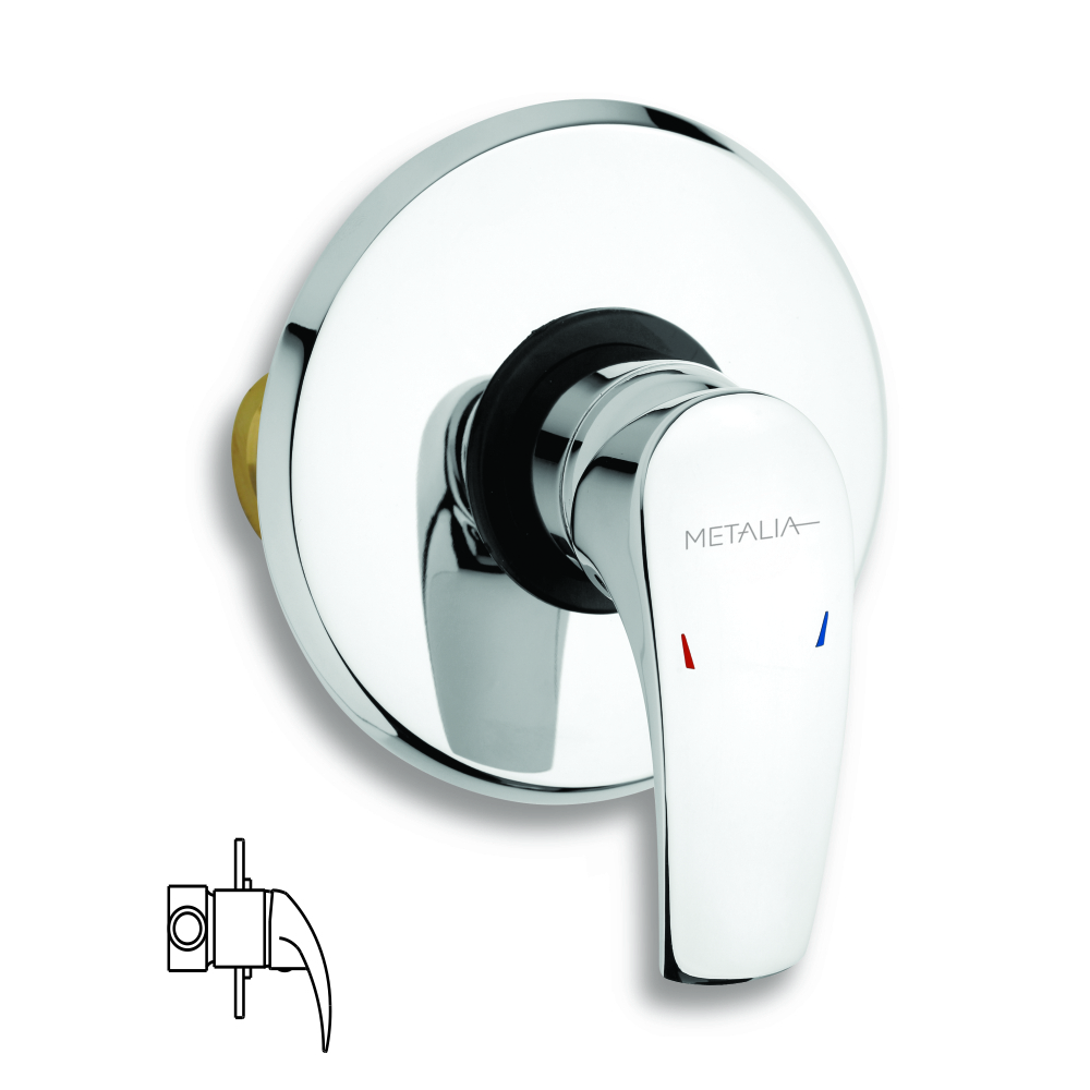 Baterie sprchová podomítková Novaservis METALIA 57050