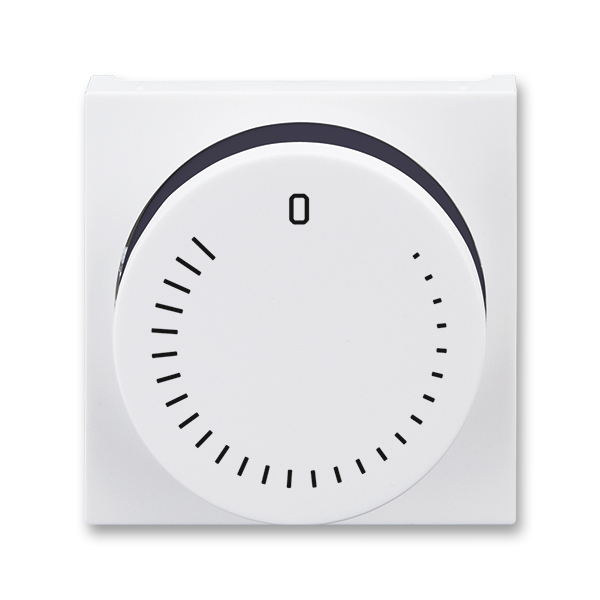 Kryt regulátoru otáček Levit bílá / kouřová černá ABB