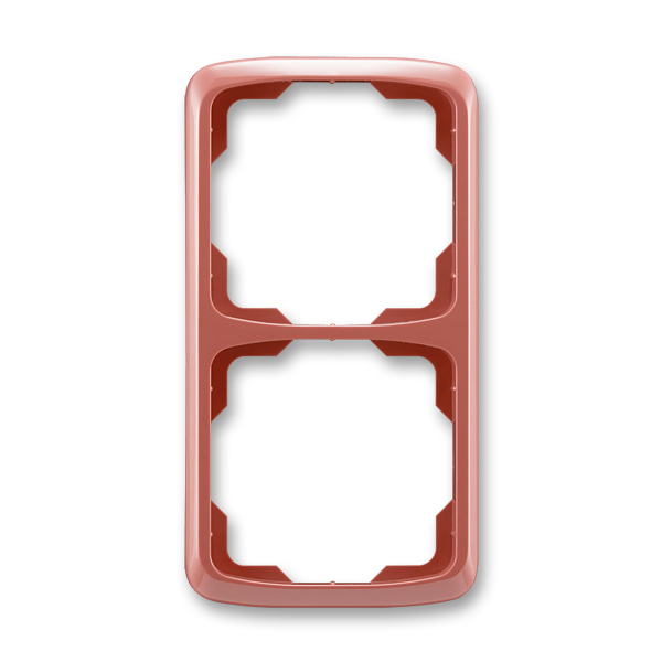 Rámeček dvojnásobný svislý Tango vřesová červená ABB