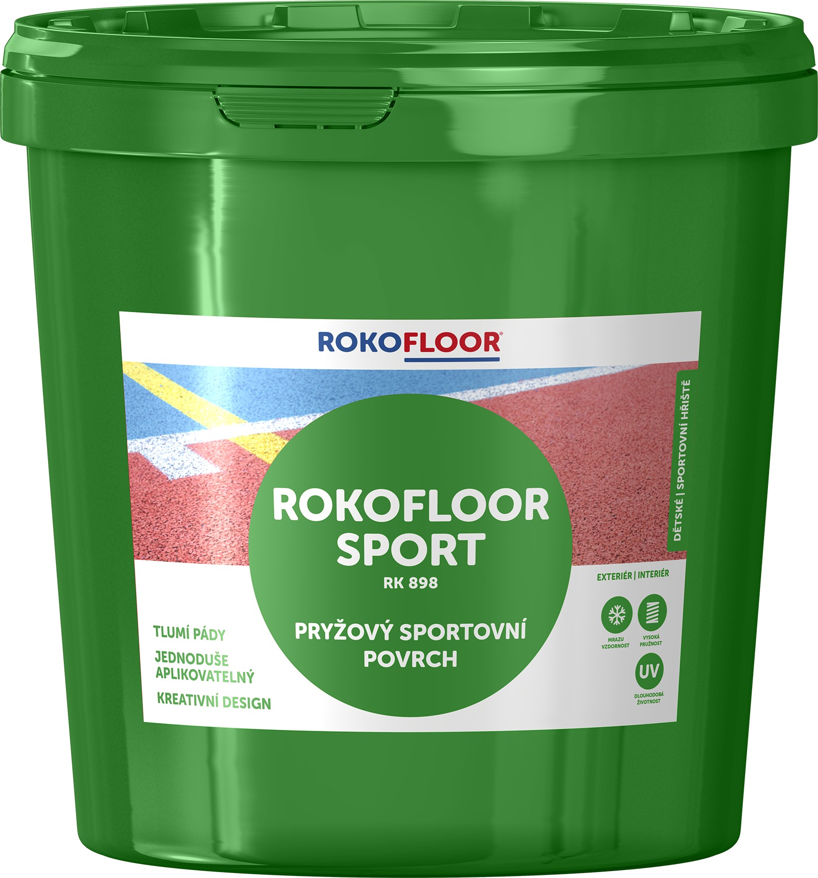 Povrch sportovní Rokofloor Sport zelený