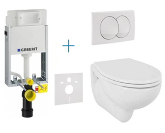 Set 5v1 pro závěsné WC Geberit KombifixBasic 110.100.11.1 EV0 GEBERIT
