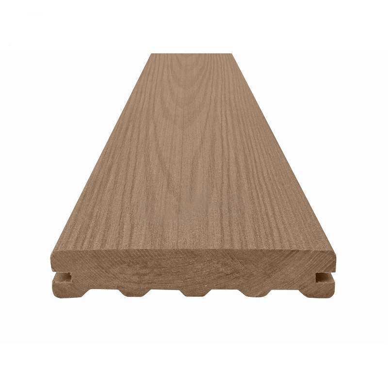 Prkno terasové dřevoplastové WOODPLASTIC NATUR PLUS PREMIUM teak WOODPLASTIC