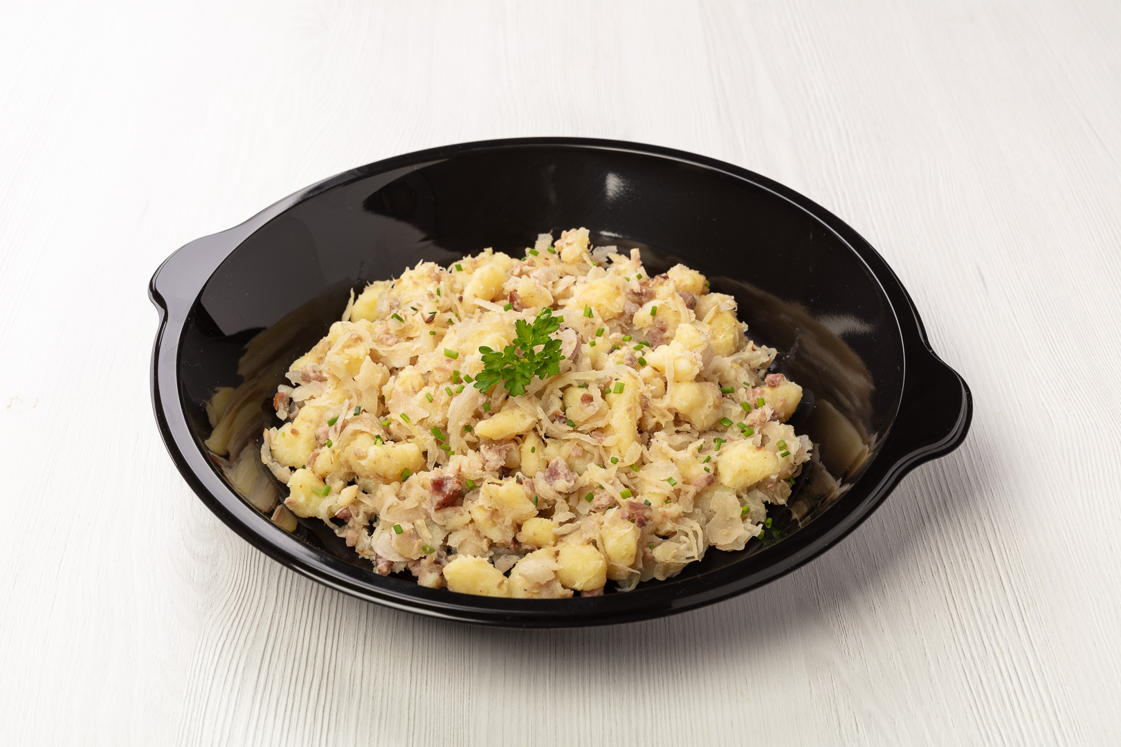 Chlazené - Halušky s uzeným masem a zelím