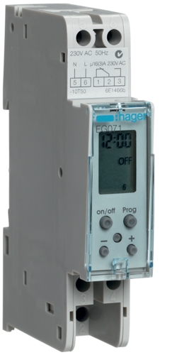 Hodiny spínací digitální Hager EG071 Hager