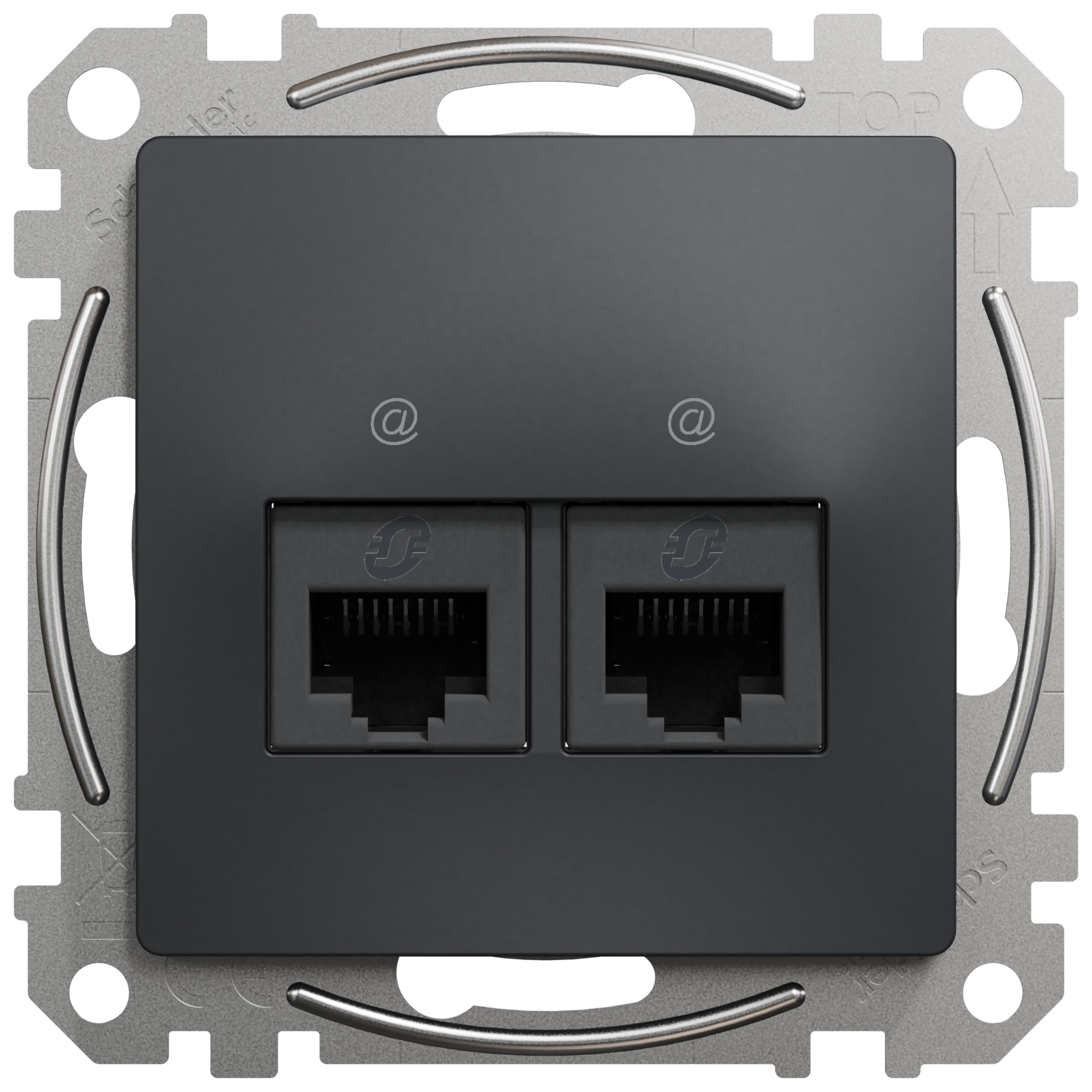 Zásuvka datová Schneider Sedna Design CAT5e 2× RJ45