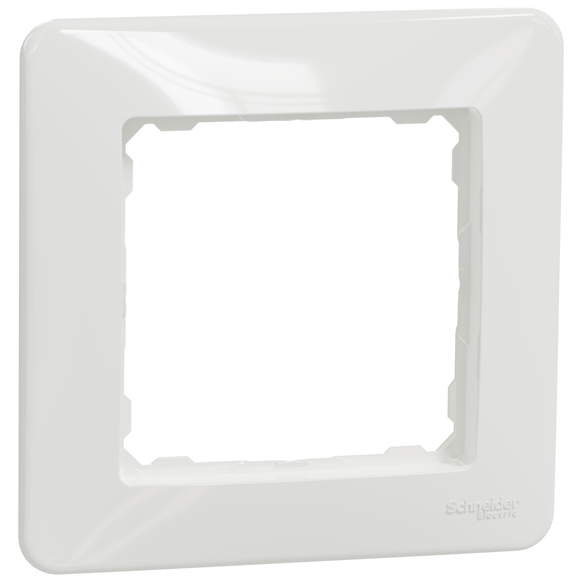 Rámeček Schneider Sedna Design jednonásobný bílá