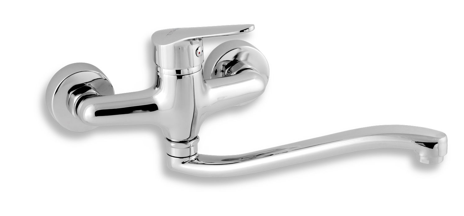 Baterie umyvadlová/dřezová nástěnná Novaservis Titania Iris New 94470