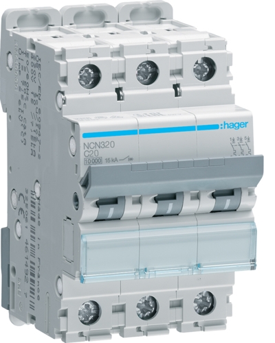 Jistič Hager NCN320 10 kA C 20 A Hager