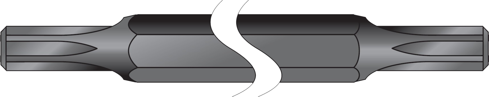 Bit šroubovací 2× T25 500 mm KOKEŠ