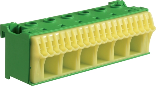 Blok bezšroubové PE svorkovnice