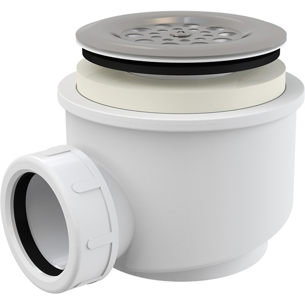 Sifon vaničkový Alcaplast A46-60 s nerezovou mřížkou ALCA PLAST