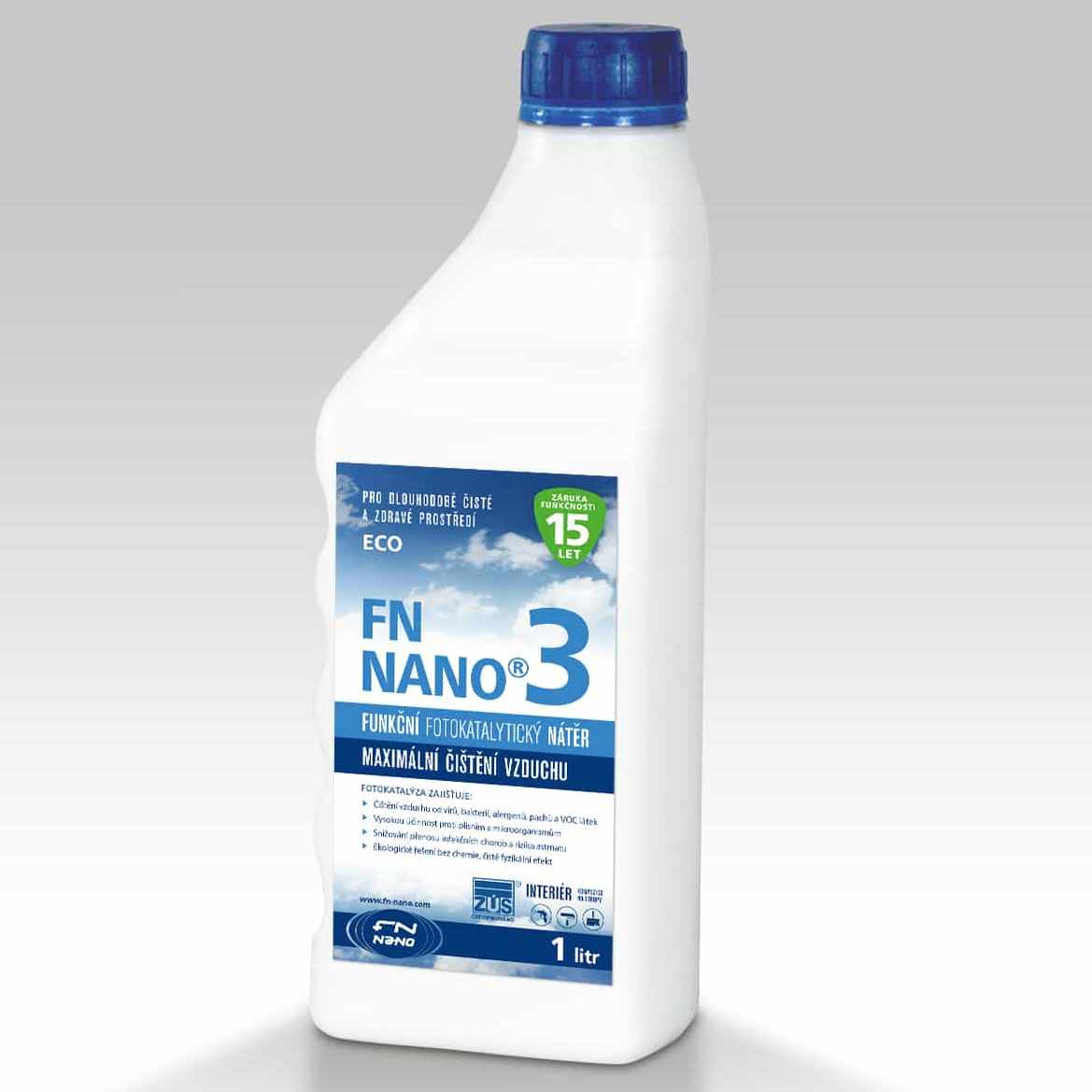 Nátěr ochranný FN nano FN3 bílý 1 l