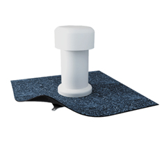 Odvětrávací komínek s integrovaným bitumenovým límcem o průměru 120mm TOPWET