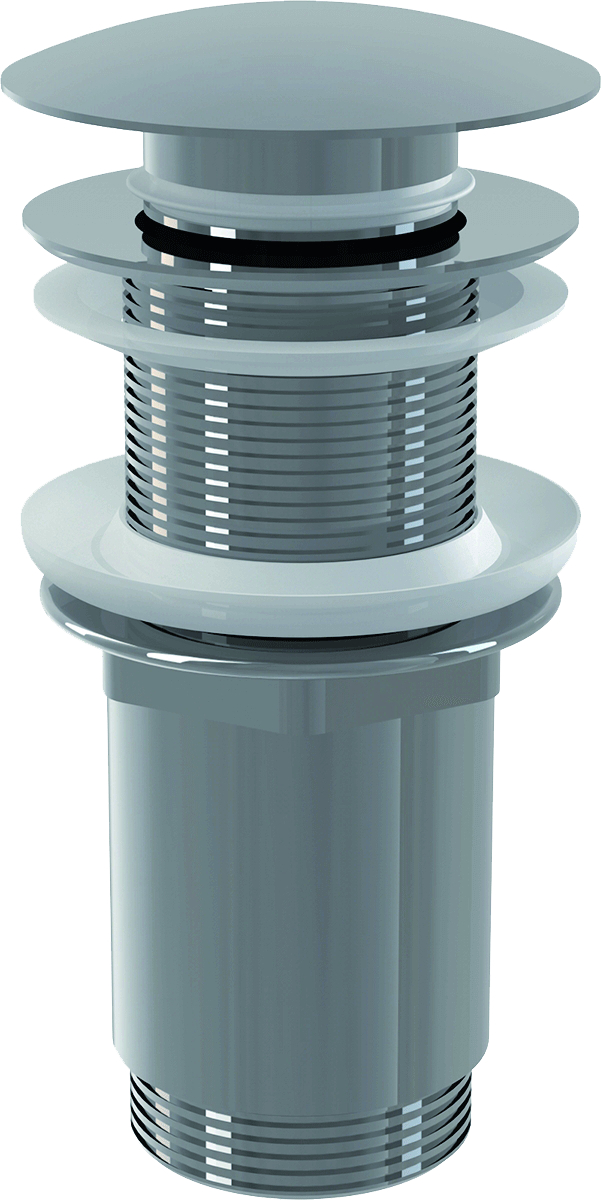 Výpust umyvadlová Alcaplast A395 5/4" CLICK/CLACK velká zátka ALCA PLAST