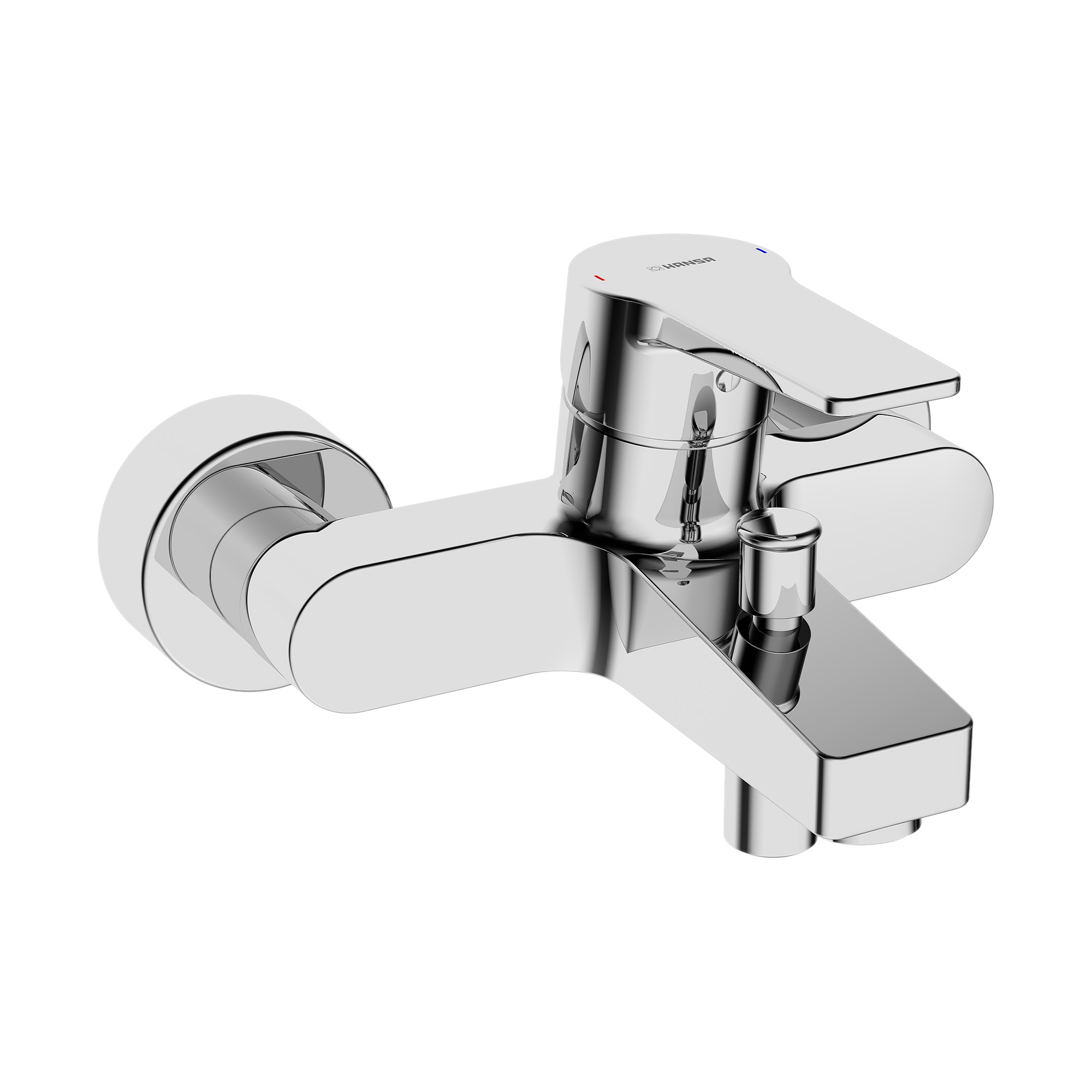 Baterie vanová nástěnná Hansa TWIST 09742183 plná páka HANSA