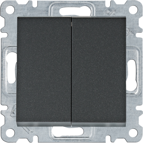 Přepínač střídavý dvojitý Hager lumina