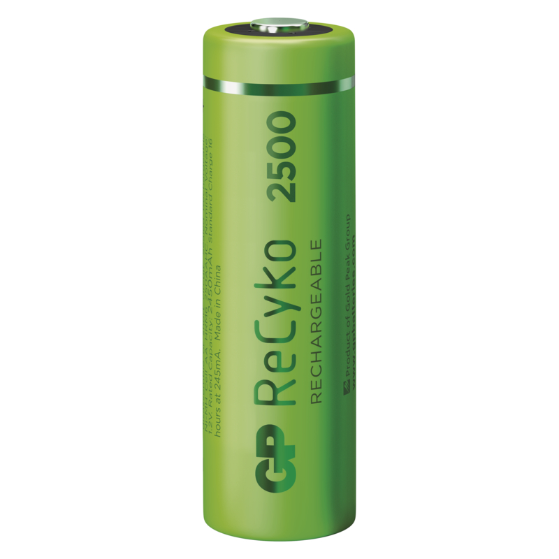 Baterie nabíjecí GP ReCyko AA 2 500 mAh