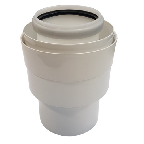 Redukce koaxiální PPs/Al DN 60/100-DN 80/125 COX GEELEN