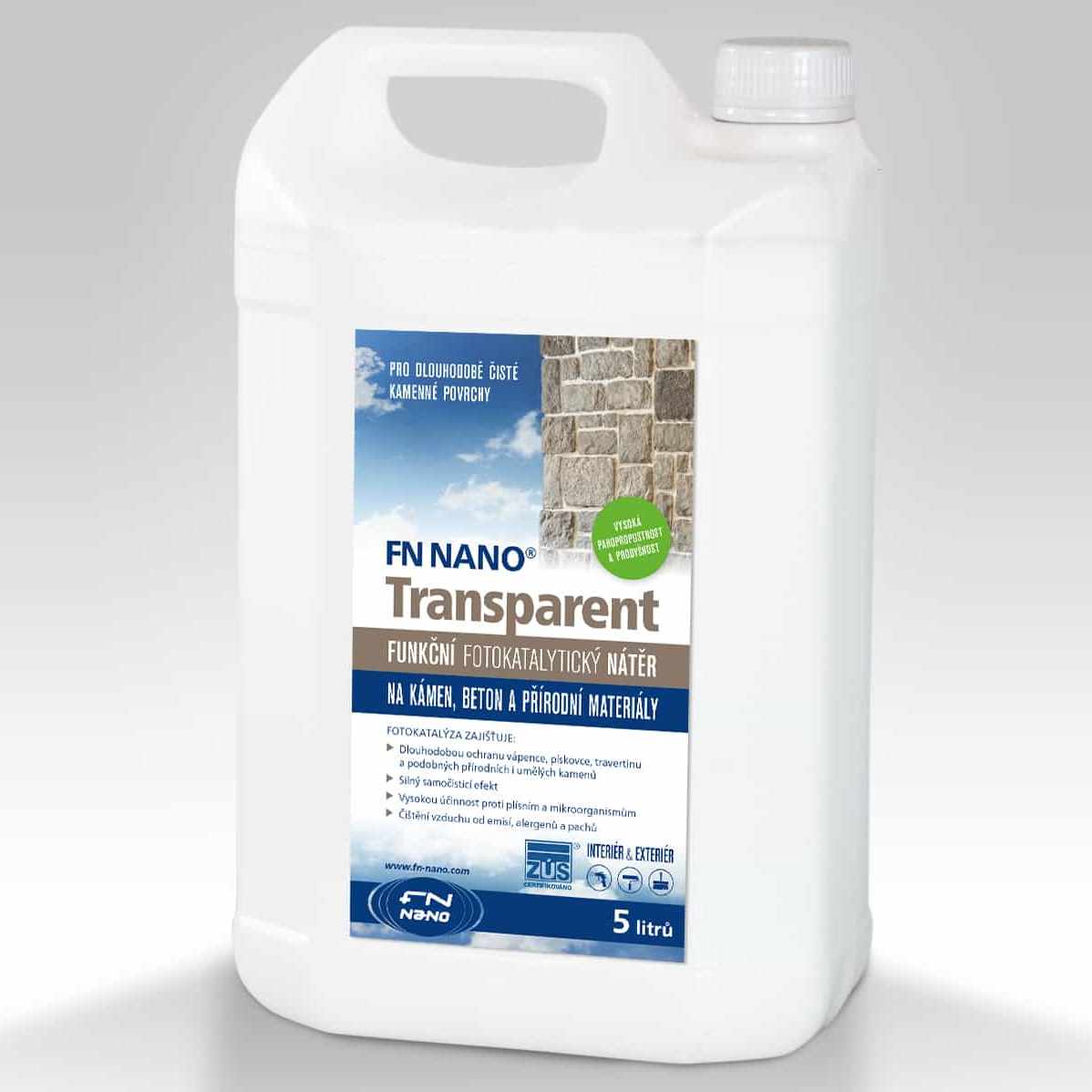 Nátěr ochranný FN nano FN1 transparentní 5 l