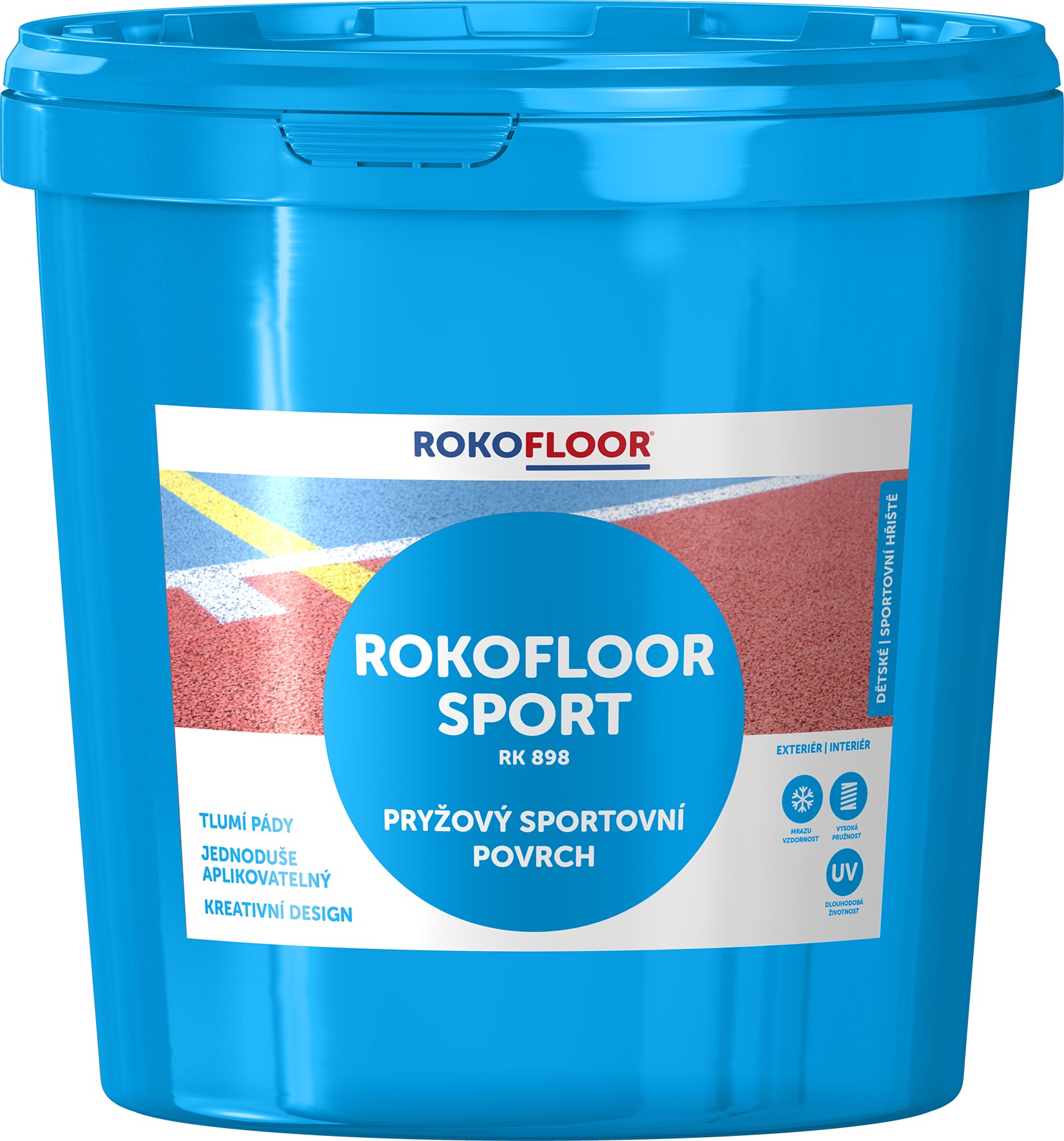 Povrch sportovní Rokofloor Sport modrý