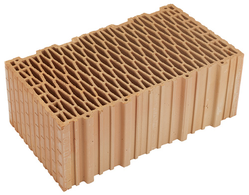 Broušená cihla HELUZ FAMILY 44-N doplňková 247×440×166 mm HELUZ