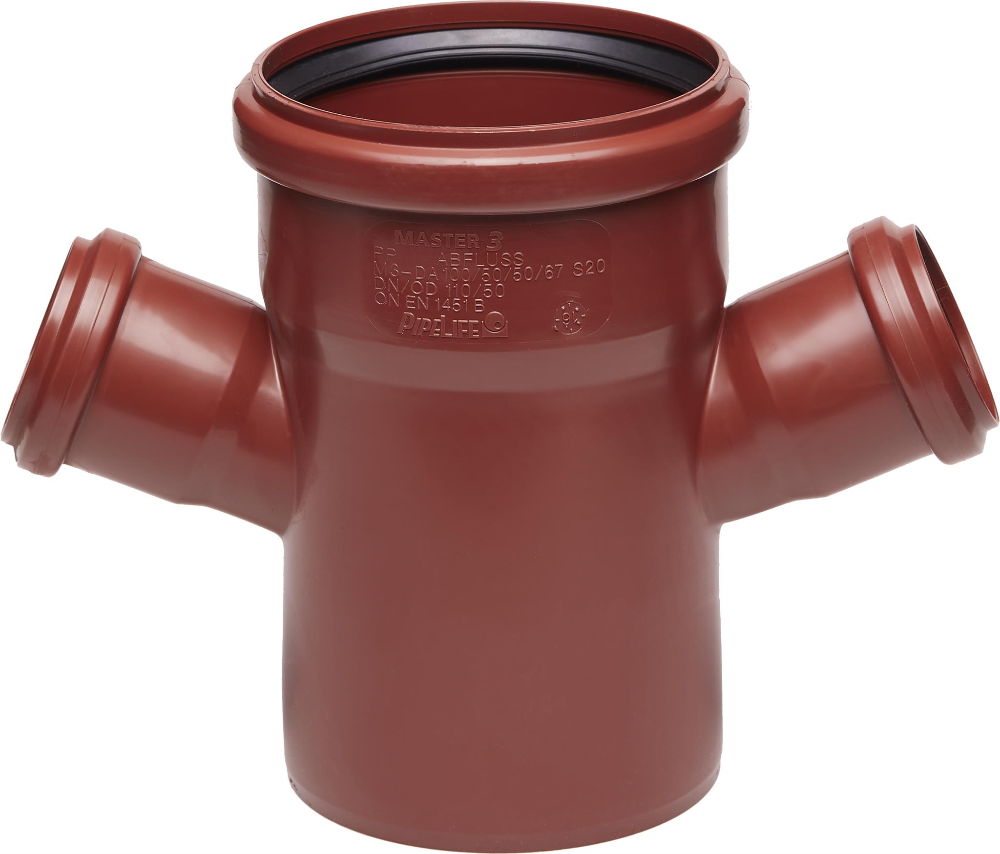 Odbočka rohová MASTER 3 PLUS DN 100/100