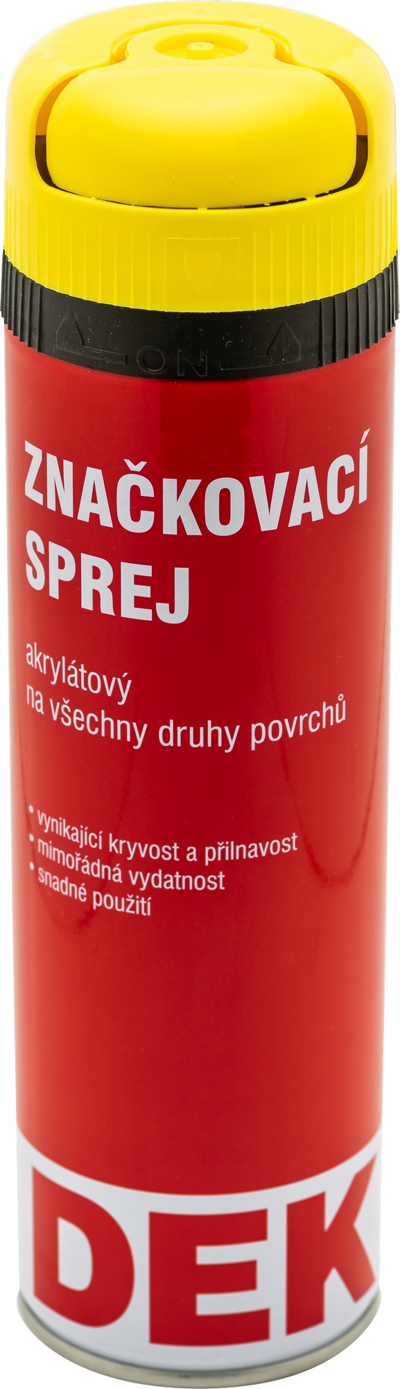 Sprej značkovací DEK žlutý