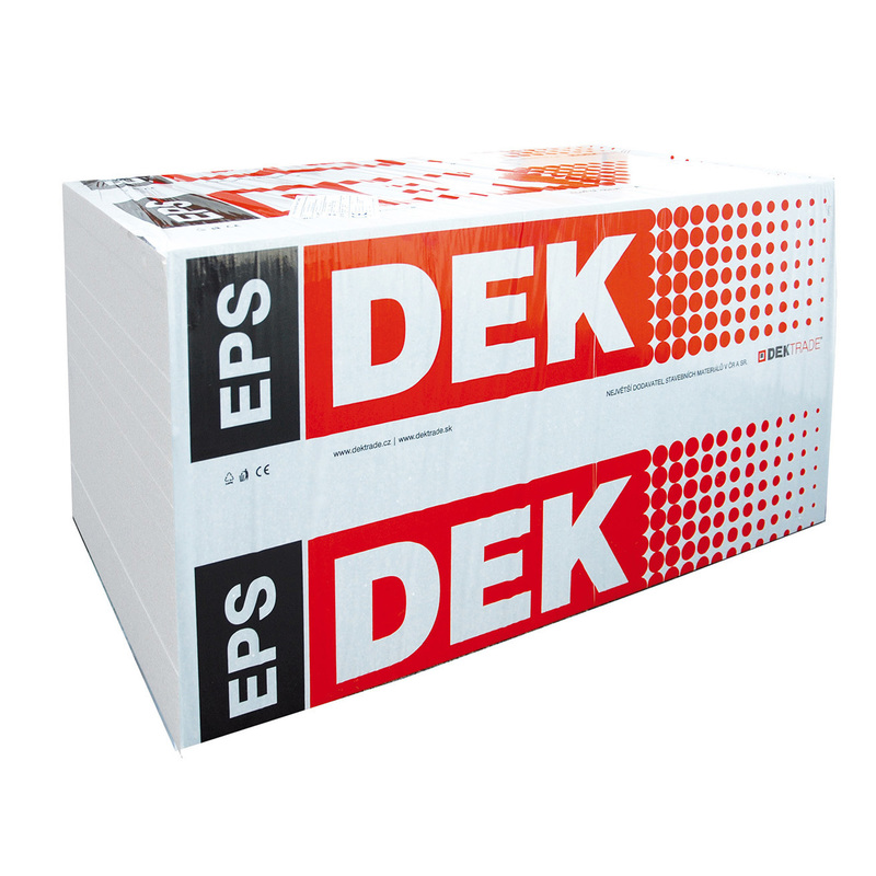 Fasádní polystyren DEK EPS 70F 130 mm (1000×500 mm) DEK