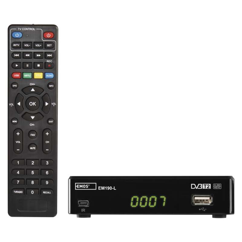 Set-top box Emos EM190-L DVB-T2