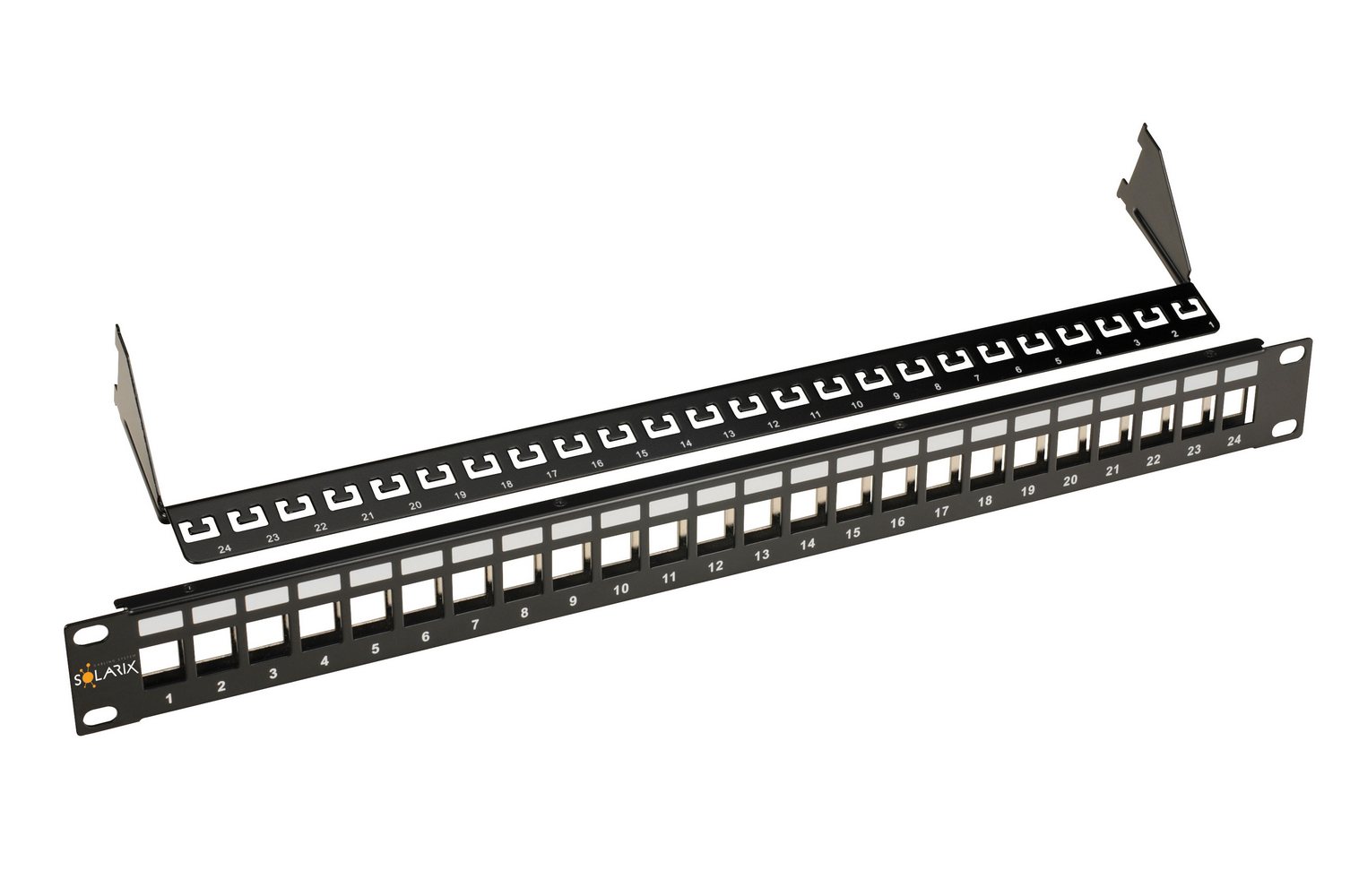 Patch panel 19" neosazený 1U/24